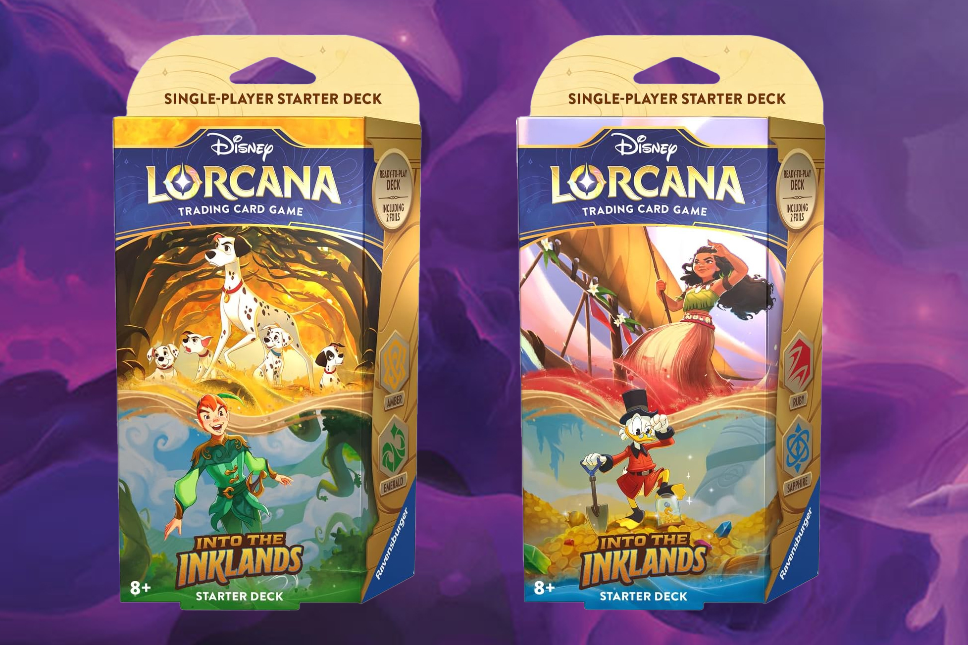 Disney Lorcana starter decks at Amazon 50% off